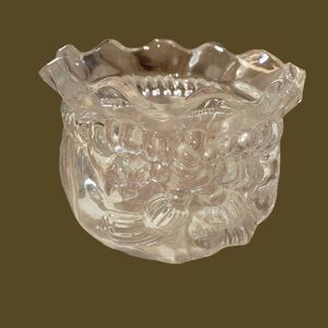 St. George Fine Lead Crystal Candy Dish (Santa’s Sack) Gift Bag with Tassel